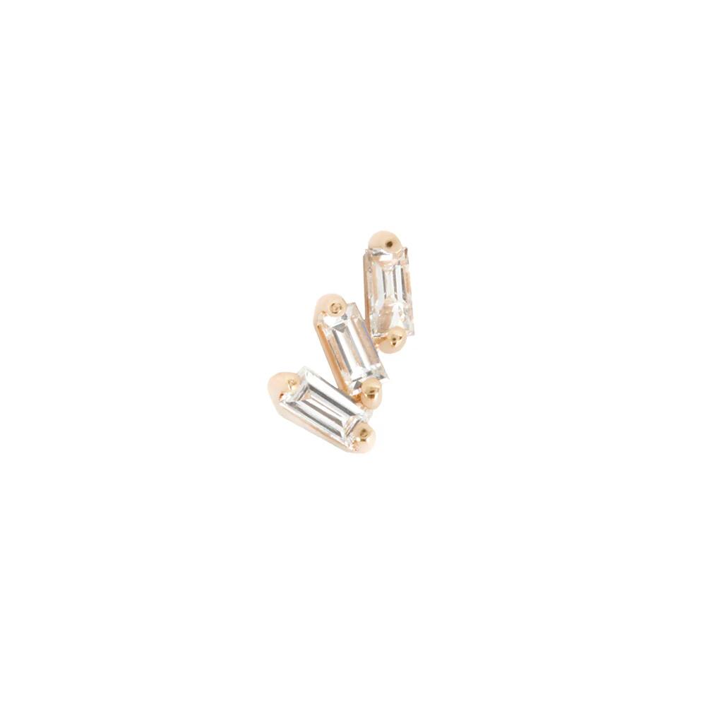 White Topaz 14k - Threadless End