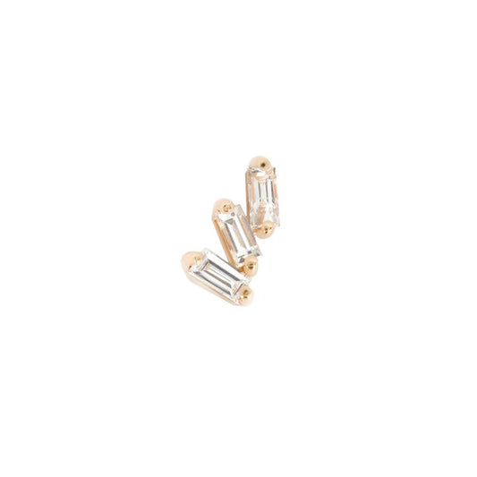 White Topaz 14k - Threadless End